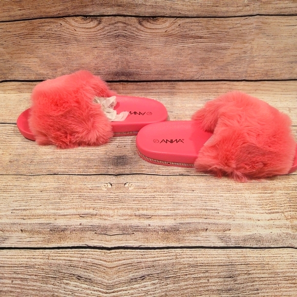 ✨️last 1 ✅️Anna Mauve Fur Slide✨️ - Picture 7 of 8